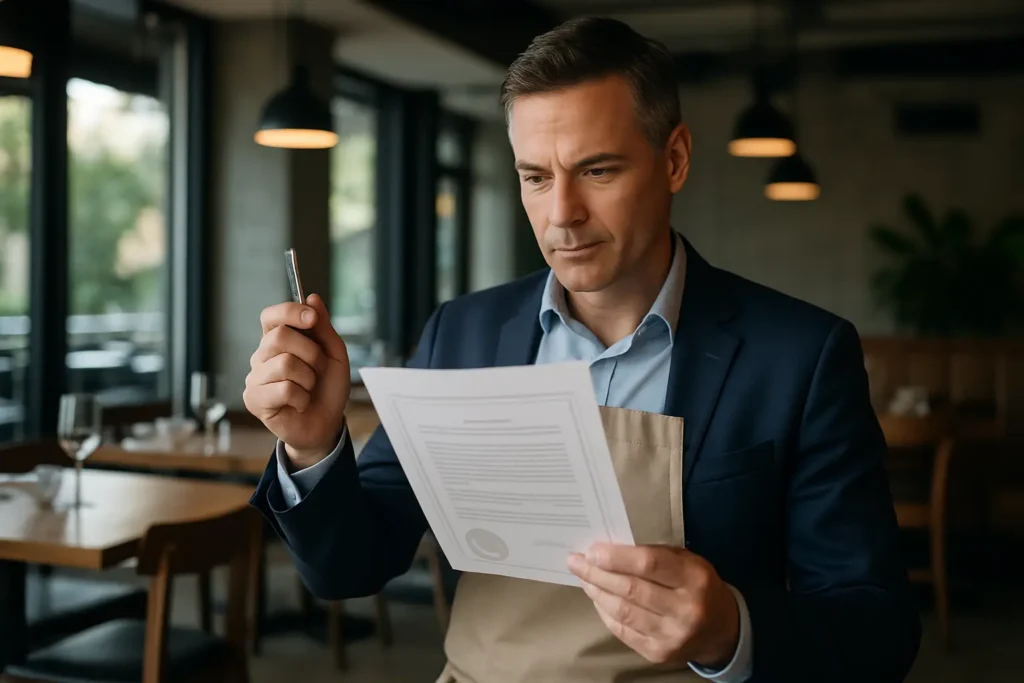 רישיון עסק למסעדה בלי הפתעות בדרך לפתיחה